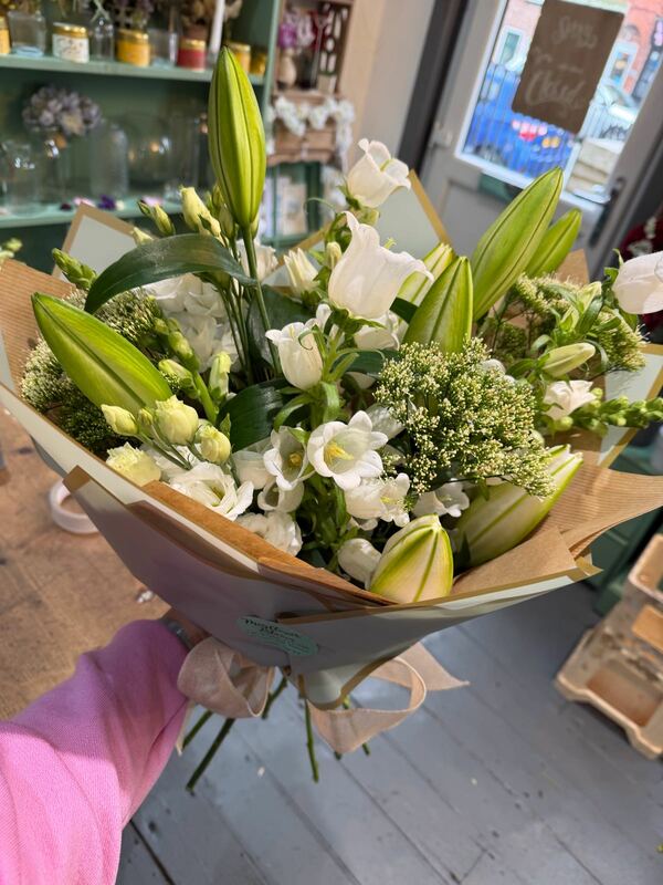 Flowers delivered to customer