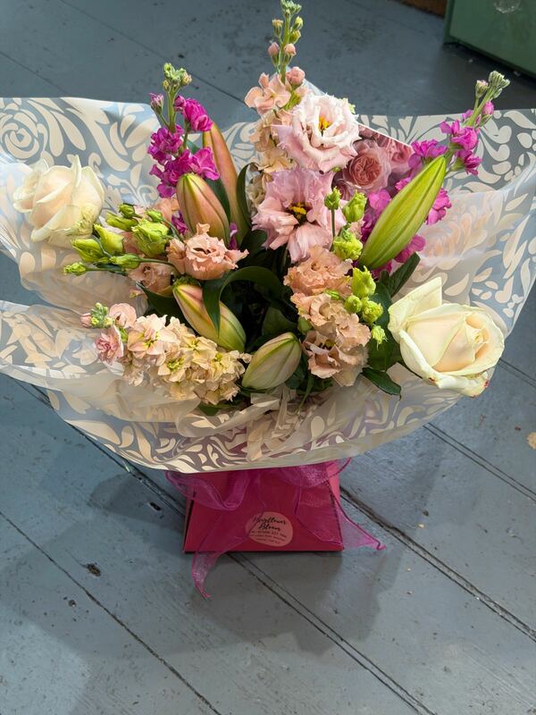 Flowers delivered to customer