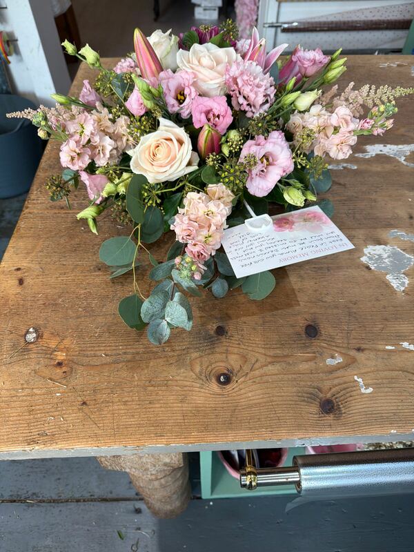 Flowers delivered to customer