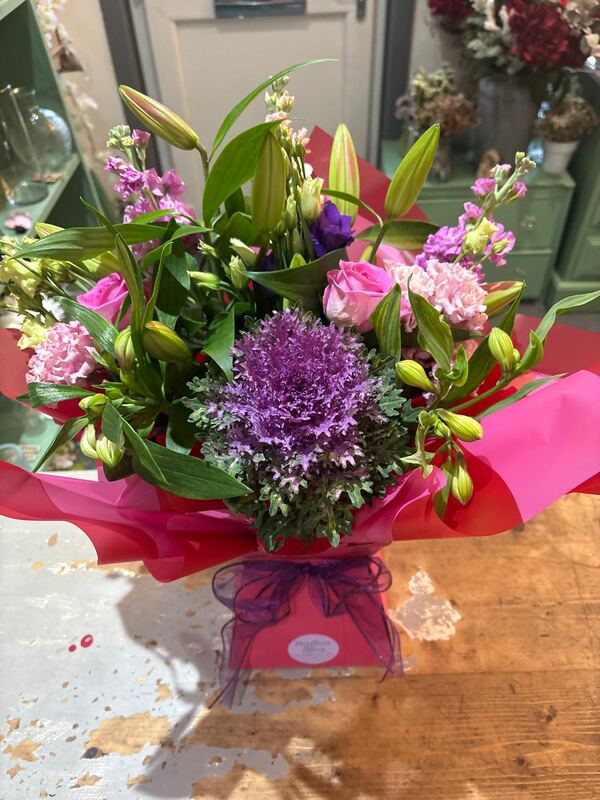 Flowers delivered to customer