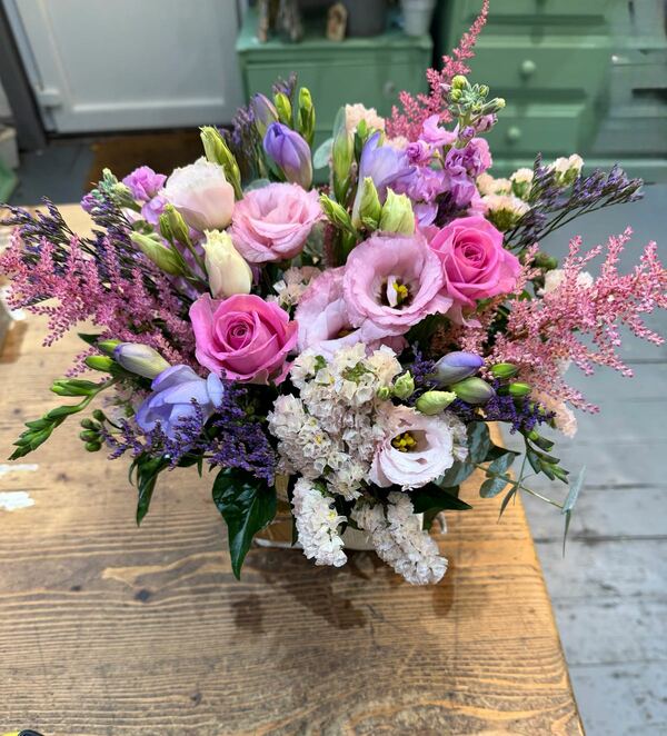 Flowers delivered to customer