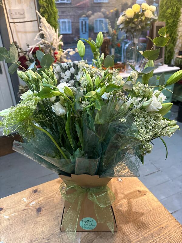 Flowers delivered to customer