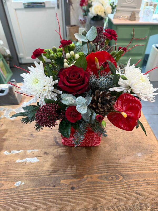 Flowers delivered to customer