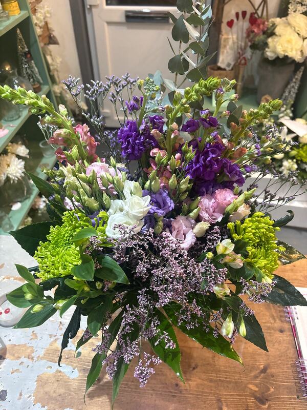 Flowers delivered to customer