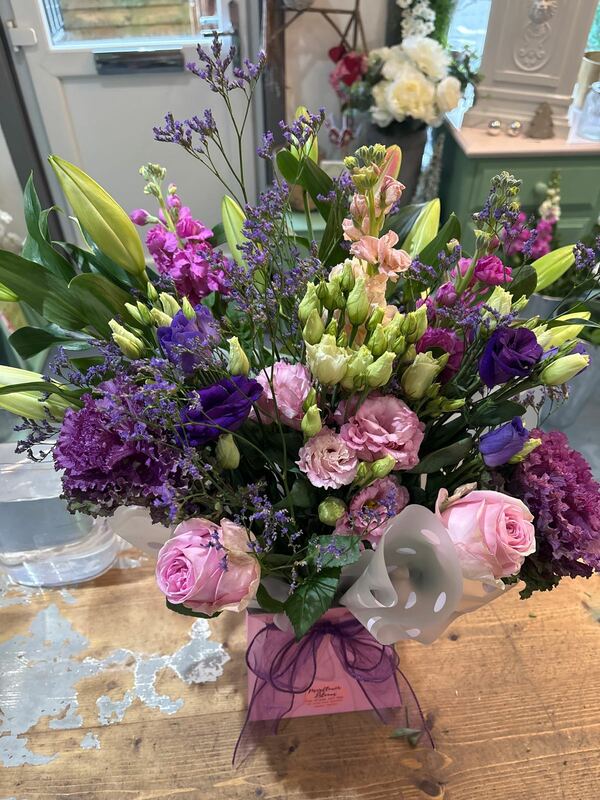 Flowers delivered to customer