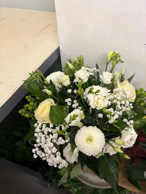 Flowers delivered to customer