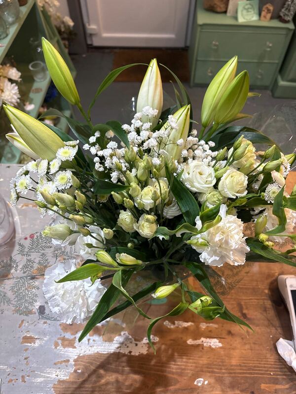 Flowers delivered to customer