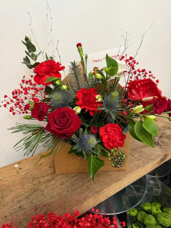 Flowers delivered to customer