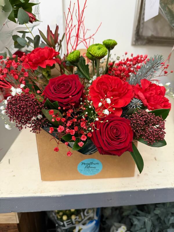 Flowers delivered to customer