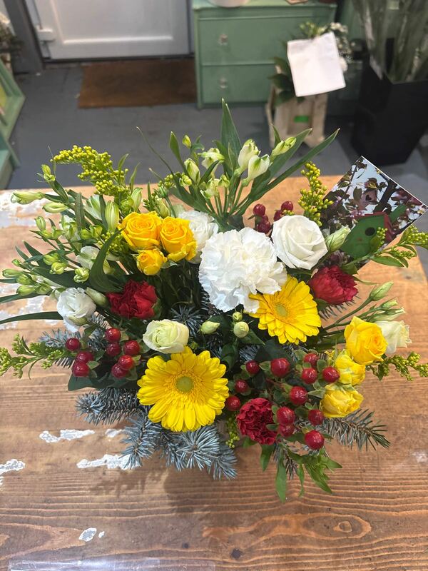 Flowers delivered to customer