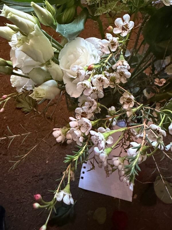 Flowers delivered to customer