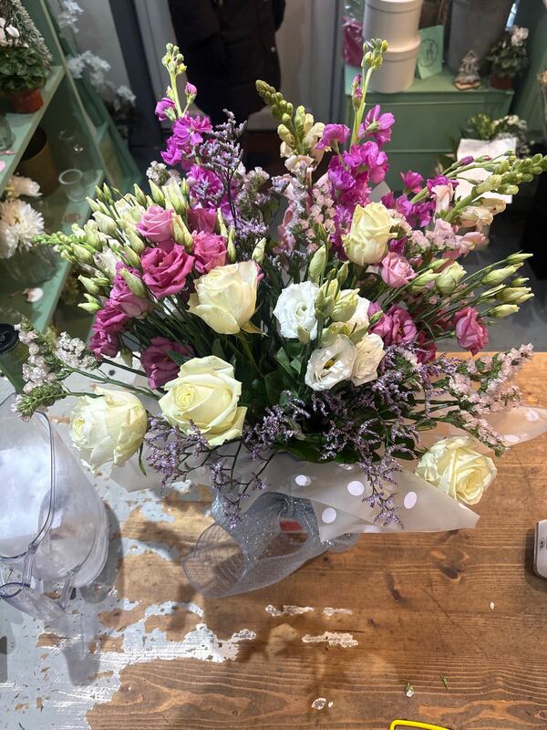 Flowers delivered to customer