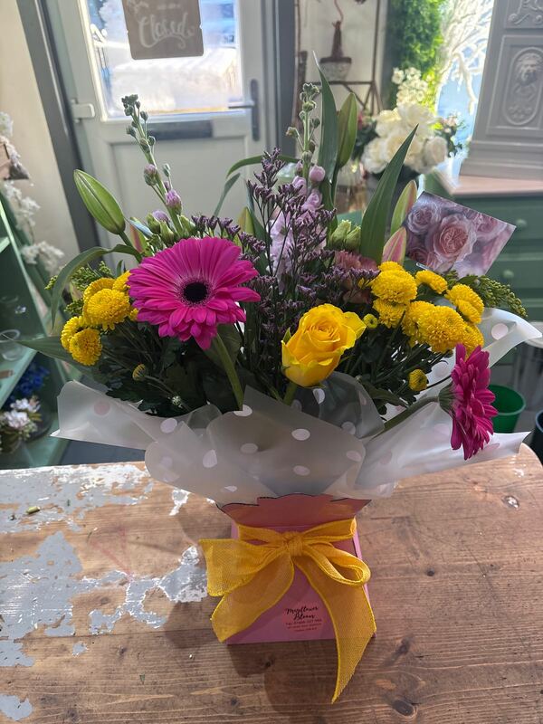 Flowers delivered to customer