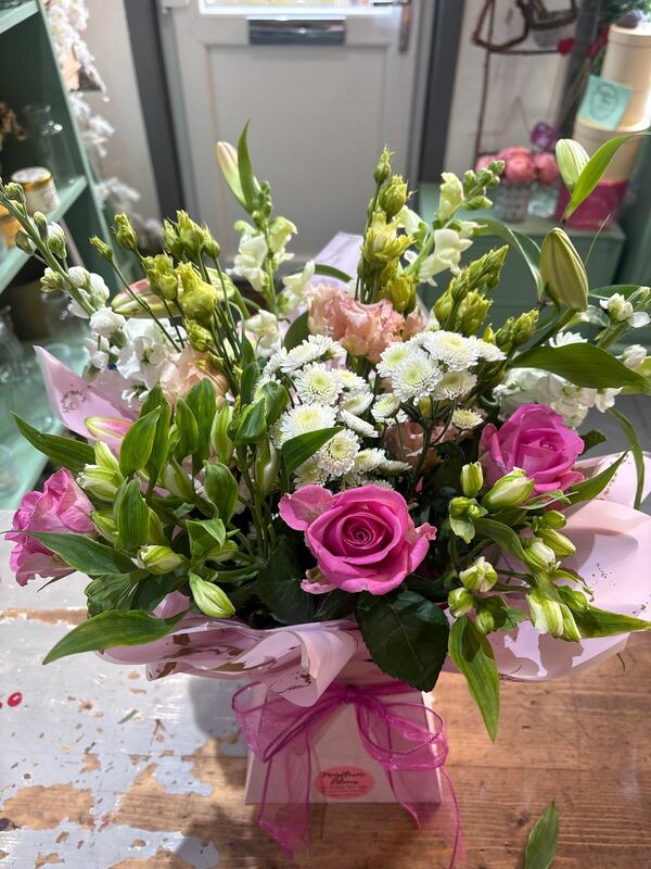 Flowers delivered to customer