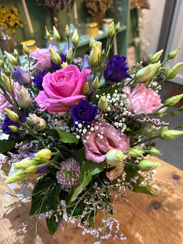 Flowers delivered to customer