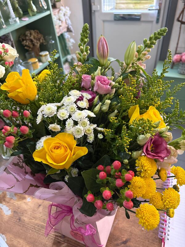 Flowers delivered to customer
