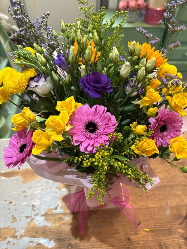 Flowers delivered to customer