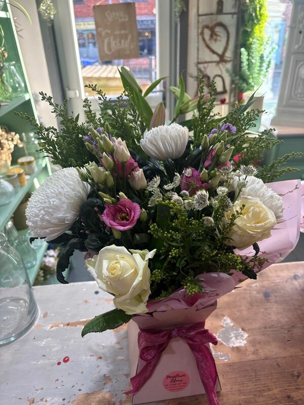 Flowers delivered to customer