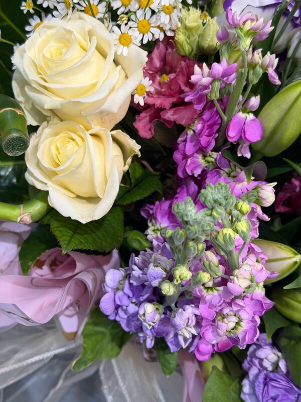 Flowers delivered to customer