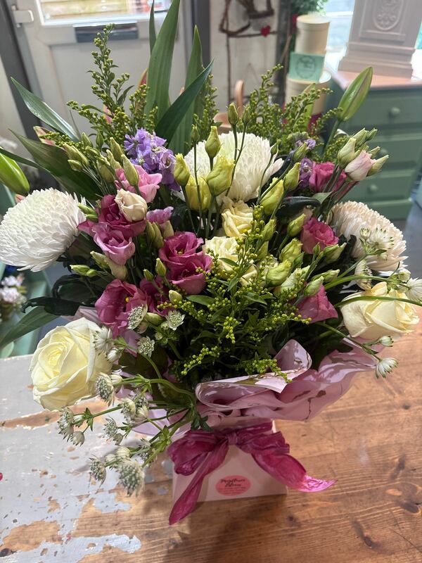 Flowers delivered to customer