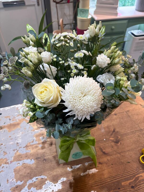 Flowers delivered to customer