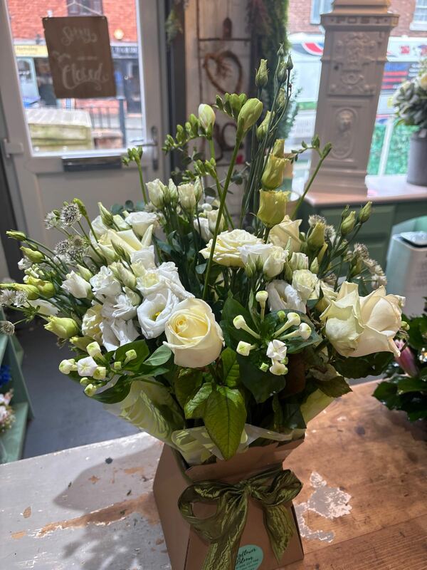 Flowers delivered to customer