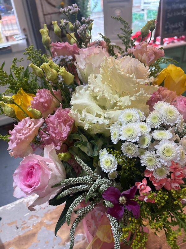 Flowers delivered to customer