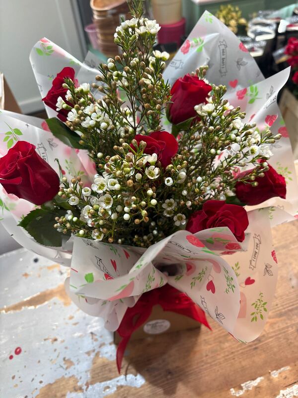 Flowers delivered to customer