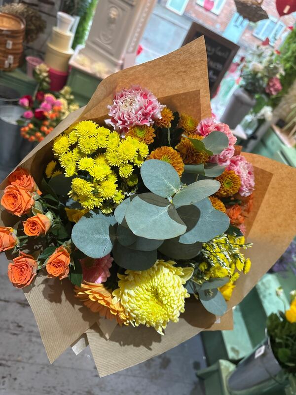 Flowers delivered to customer