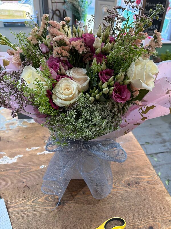 Flowers delivered to customer