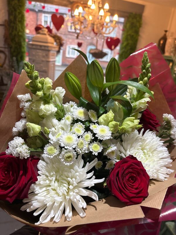 Flowers delivered to customer