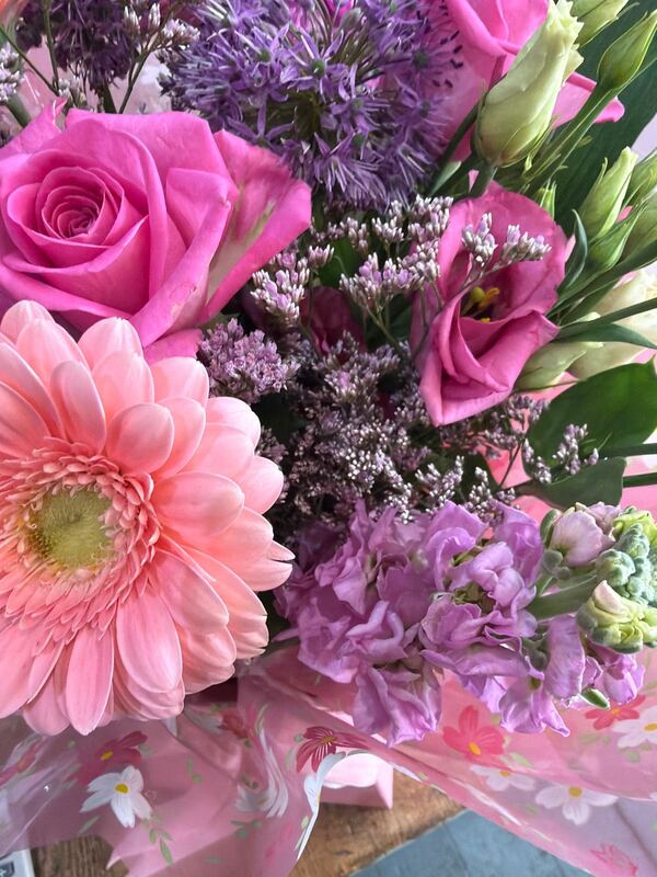 Flowers delivered to customer