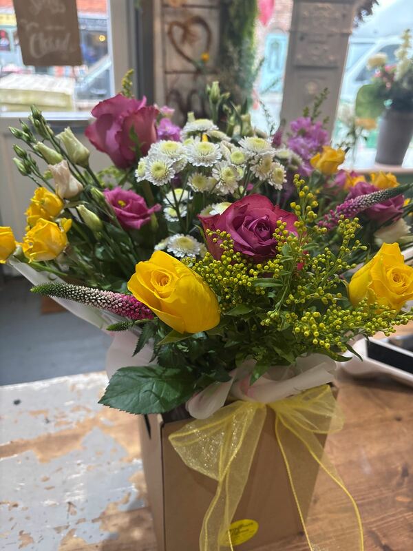 Flowers delivered to customer