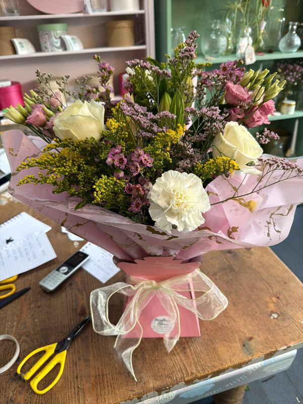 Flowers delivered to customer
