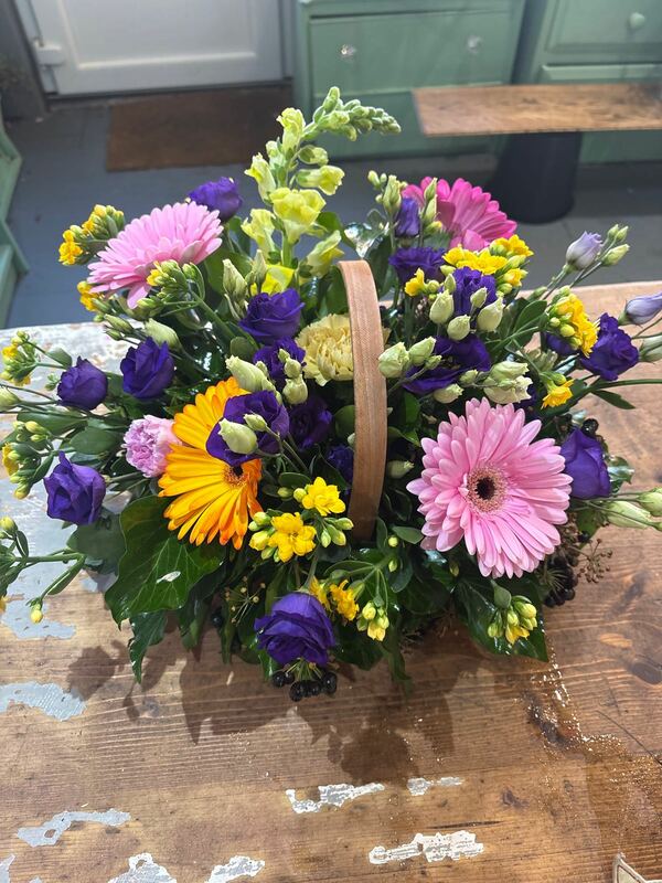 Flowers delivered to customer