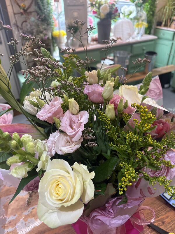 Flowers delivered to customer