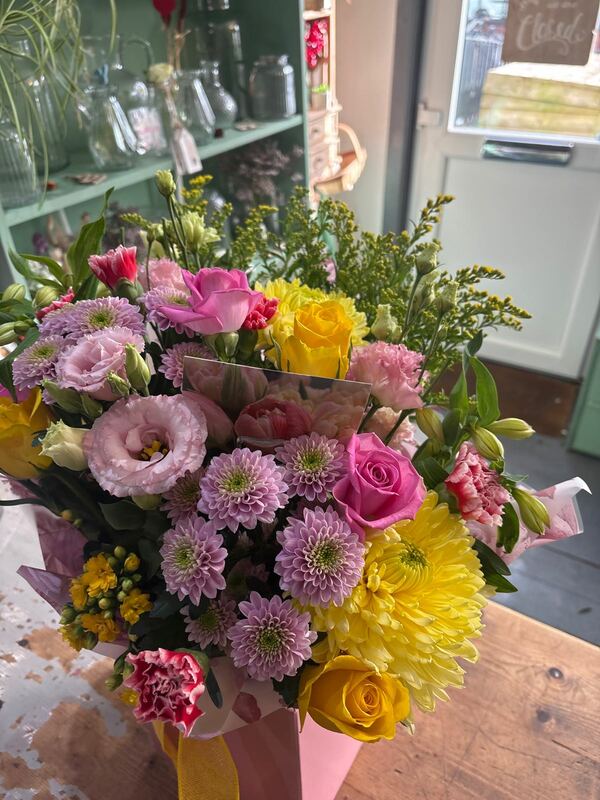 Flowers delivered to customer