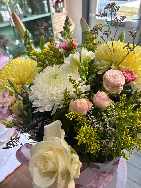 Flowers delivered to customer