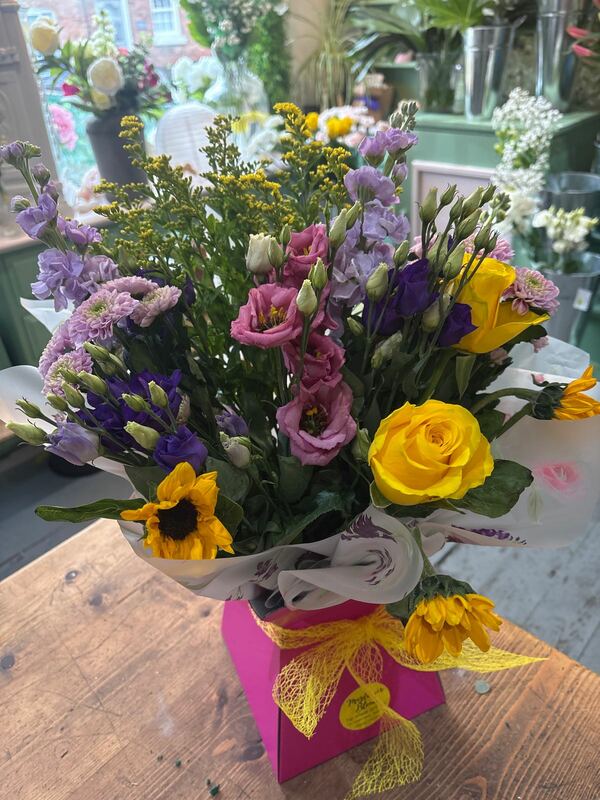 Flowers delivered to customer
