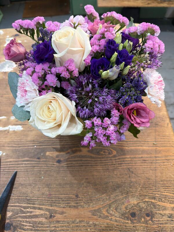 Flowers delivered to customer