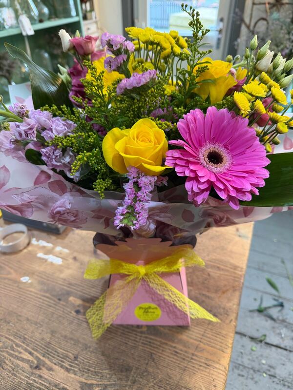 Flowers delivered to customer
