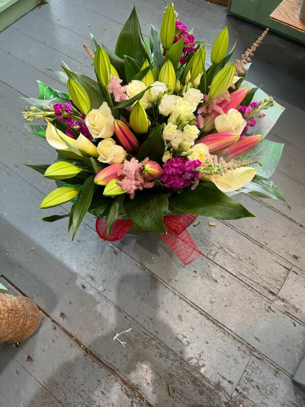 Flowers delivered to customer