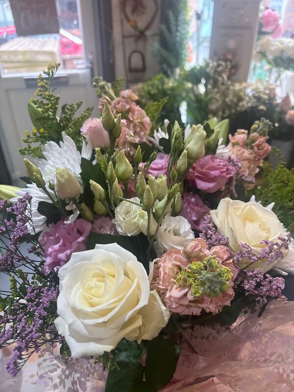Flowers delivered to customer