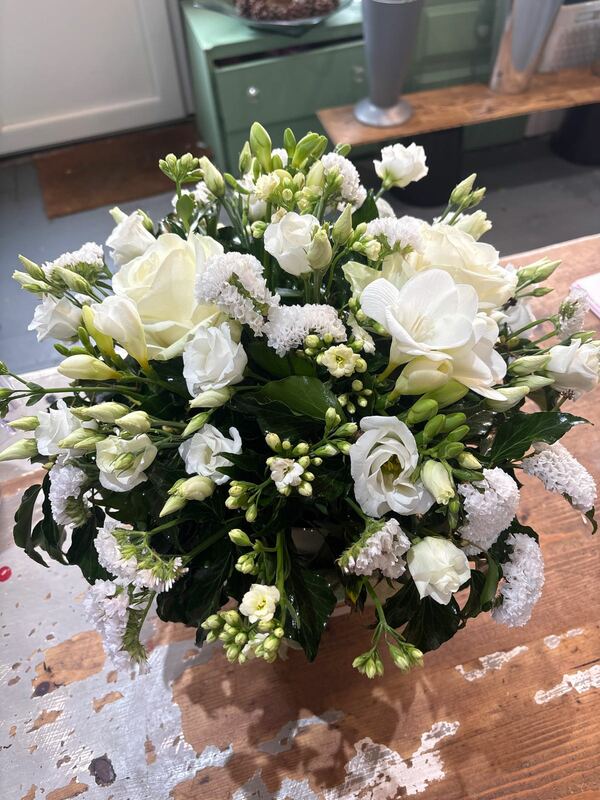 Flowers delivered to customer