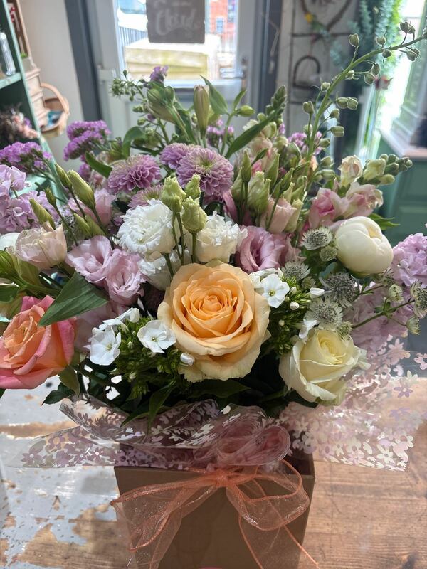 Flowers delivered to customer