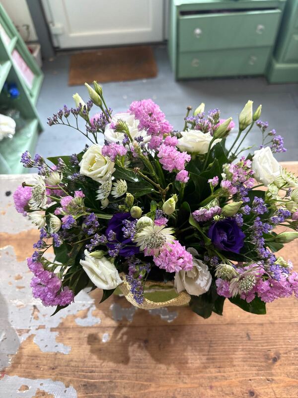 Flowers delivered to customer