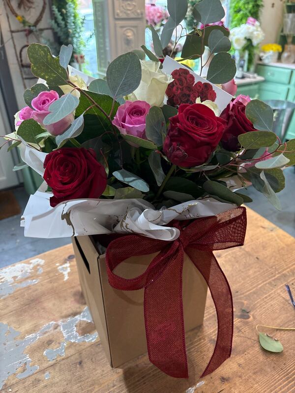 Flowers delivered to customer