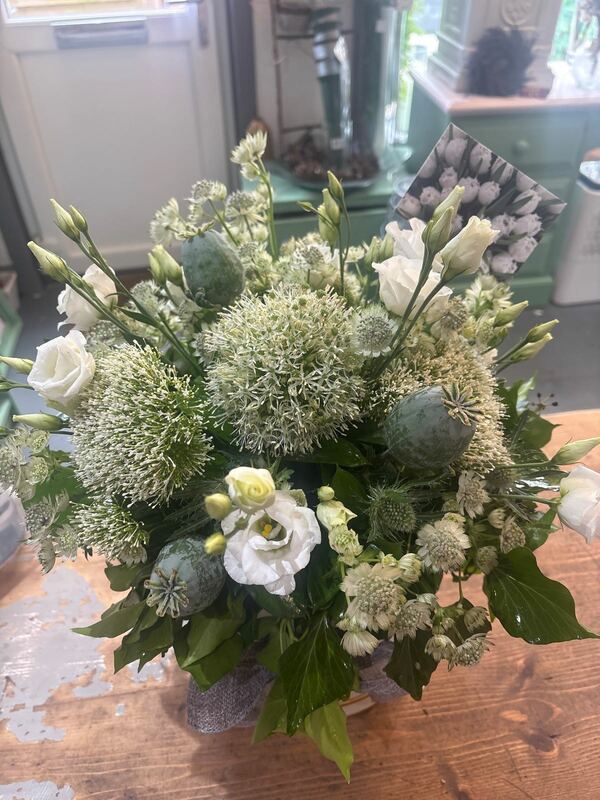Flowers delivered to customer