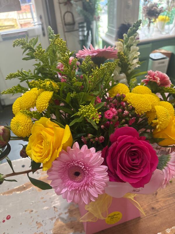 Flowers delivered to customer