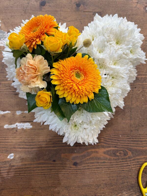 Flowers delivered to customer